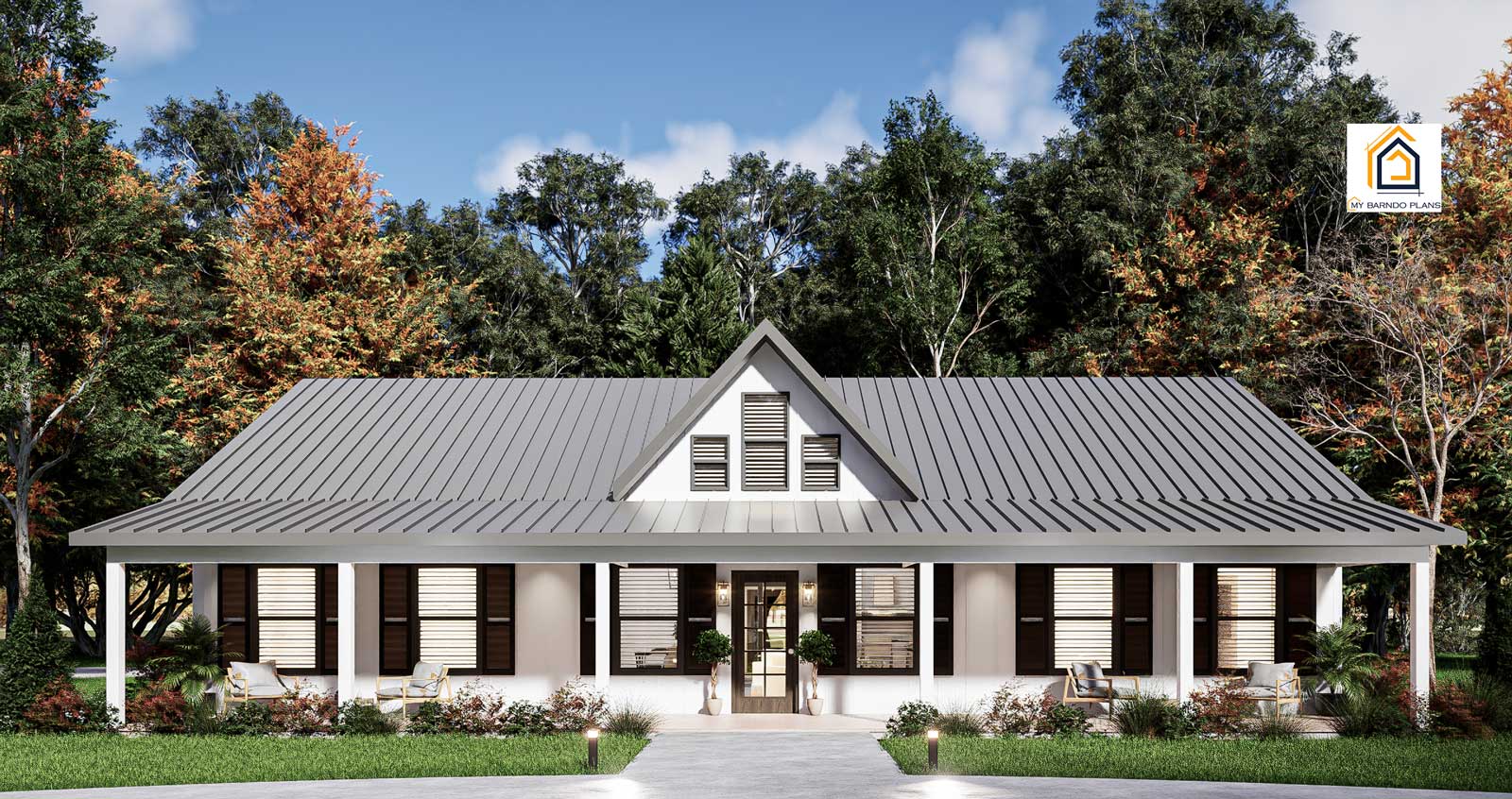 Legend modern farmhouse plan affordable design 3 2 1800 sq ft
