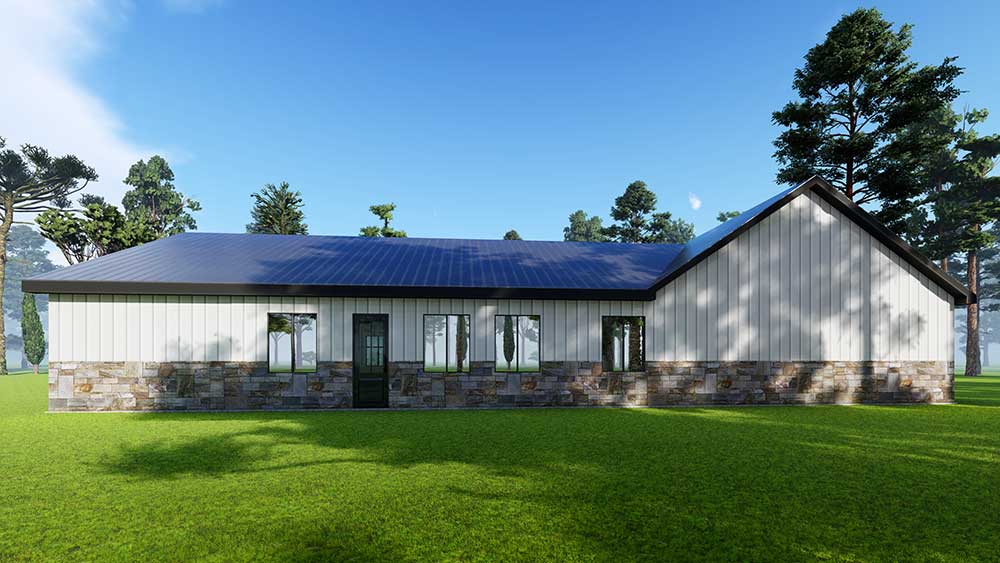 1665 sq foot barndo floor plan the heritage back of house view