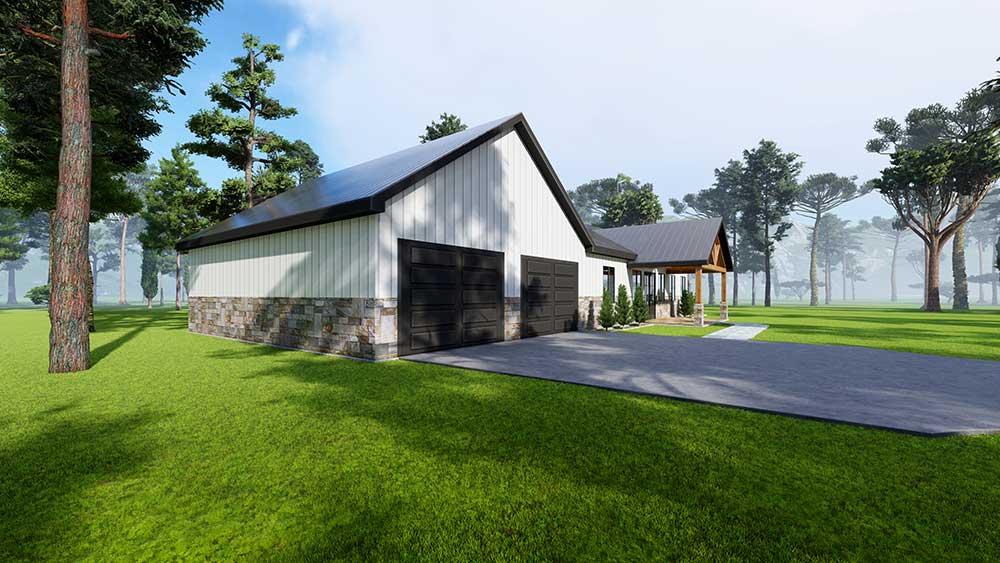 1665 sq foot barndo floor plan the heritage left side view